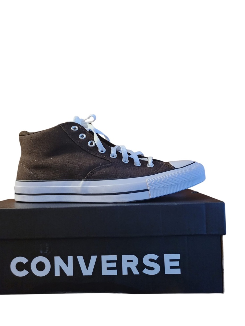 Converse Black and White High-Top Canvas Sneaker
